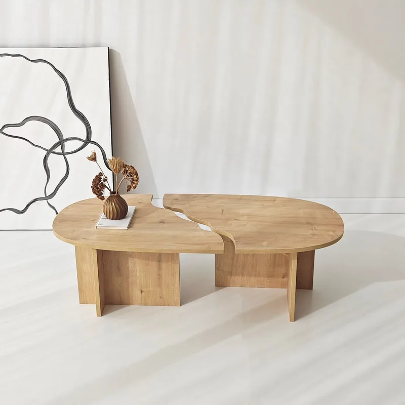 Jorvis Soffbord 120 cm Oval - Safir Ek - Möbler - Bord & matgrupper - Soffbord