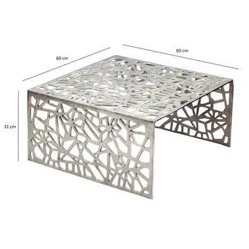 Junino Soffbord 60 cm - Silverfärgad - Möbler - Bord & matgrupper - Soffbord
