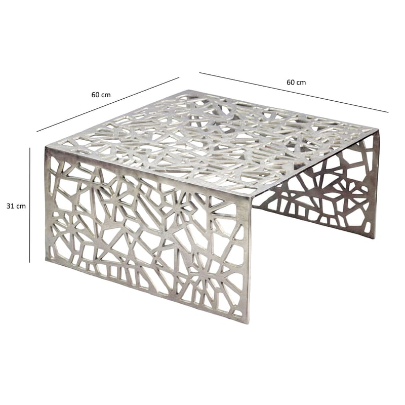 Junino Soffbord 60 cm - Silverfärgad - Möbler - Bord & matgrupper - Soffbord