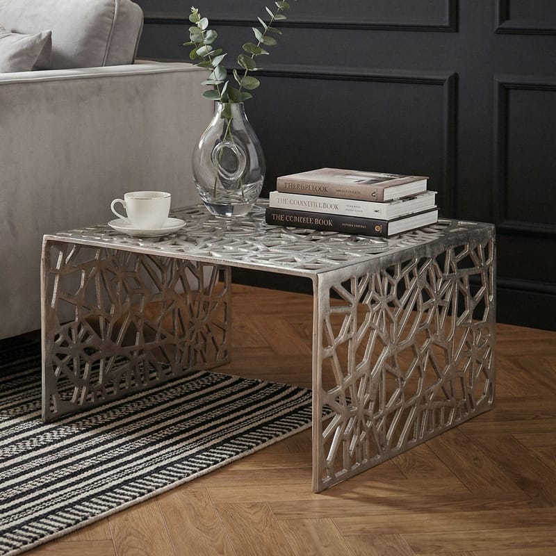 Junino Soffbord 60 cm - Silverfärgad - Möbler - Bord & matgrupper - Soffbord