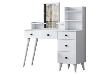 Junji Sminkbord 118,2x93,8 cm Vit - Hanah Home - Möbler - Bord & matgrupper - Sminkbord & toalettbord
