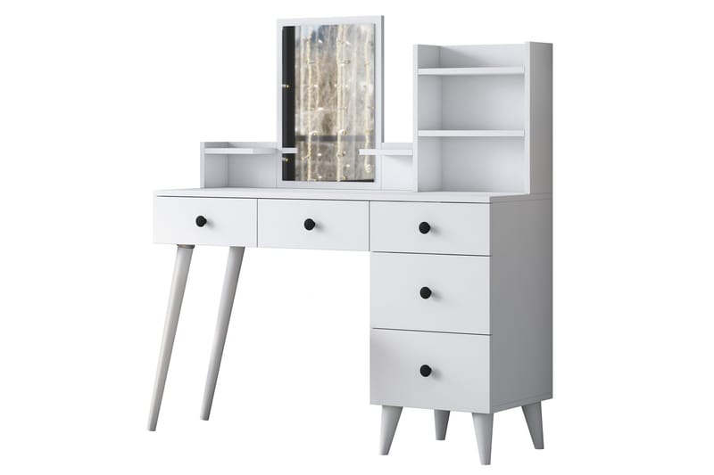 Junji Sminkbord 118,2x93,8 cm Vit - Hanah Home - Möbler - Bord & matgrupper - Sminkbord & toalettbord