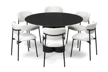 130 cm - Svartlaserad ek