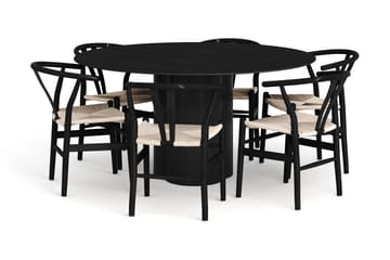 150 cm - Vitlaserad ek