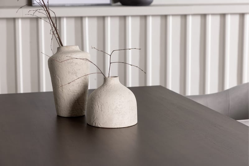 Kaseidon Matgrupp 120 cm Rektangulär med 4 Evelina stolar - Svart - Möbler - Bord & matgrupper - Matgrupper