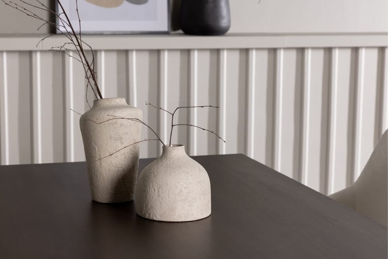 Kaseidon Matgrupp 120 cm Rektangulär med 4 Rosie stolar - Beige - Möbler - Bord & matgrupper - Matgrupper