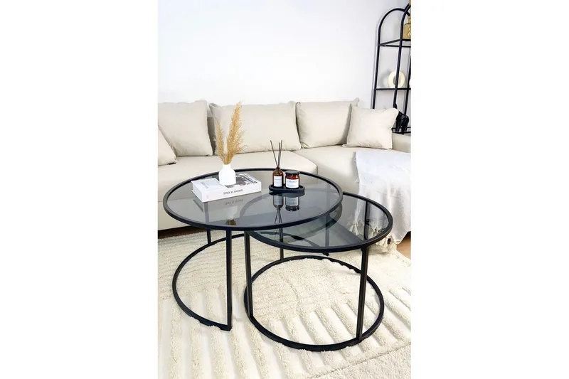 Kashiwa Soffbord 80 cm - Svart - Möbler - Bord & matgrupper - Soffbord