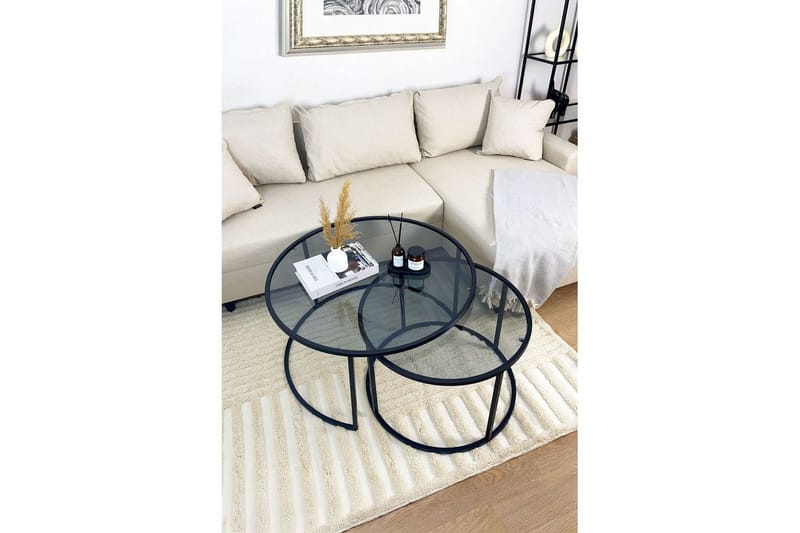 Kashiwa Soffbord 80 cm - Svart - Möbler - Bord & matgrupper - Soffbord