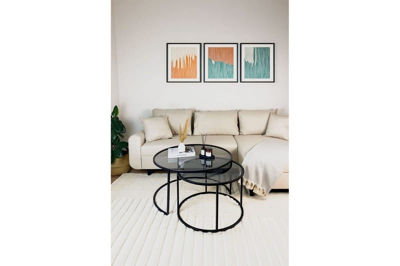 Kashiwa Soffbord 80 cm - Svart - Möbler - Bord & matgrupper - Soffbord