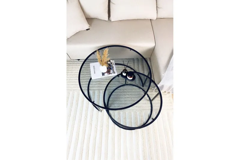 Kashiwa Soffbord 80 cm - Svart - Möbler - Bord & matgrupper - Soffbord