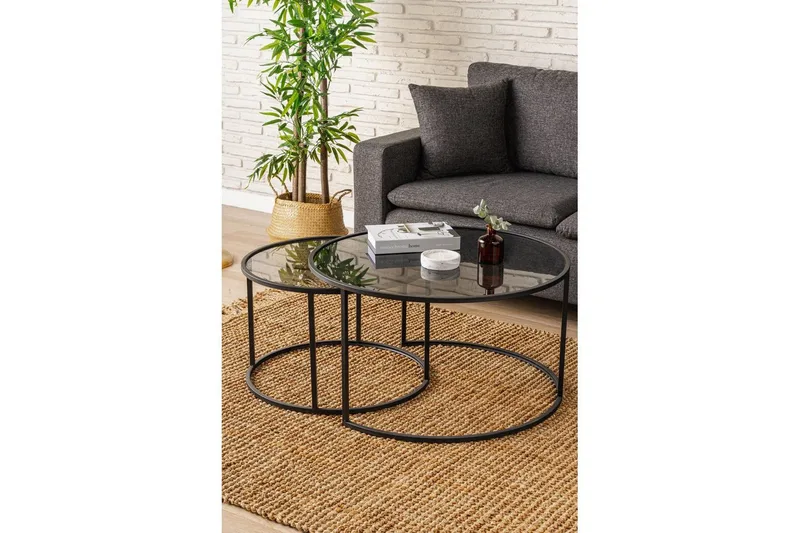 Kashiwa Soffbord 80 cm - Svart - Möbler - Bord & matgrupper - Soffbord