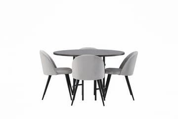 Kavenhamn Matgrupp  115 cm Rund med 4 Sedavi stolar