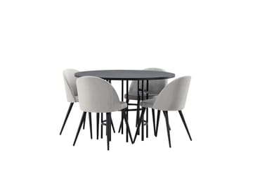 Kavenhamn Matgrupp  115 cm Rund med 4 Sedavi stolar