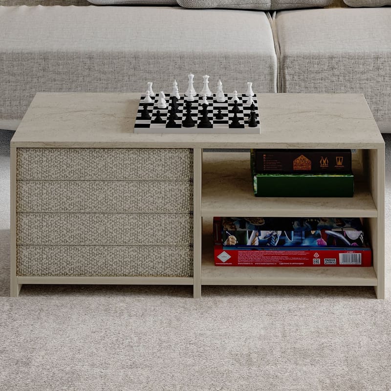 Kavon Soffbordsset 90x44,1x45 cm - Travertin - Möbler - Bord & matgrupper - Soffbord