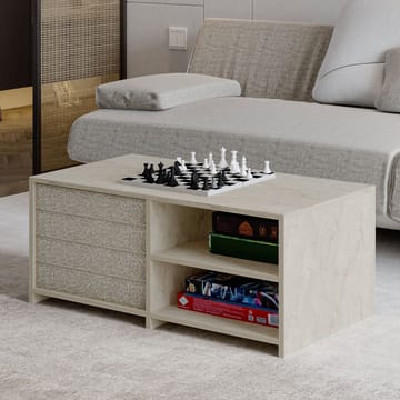 Kavon Soffbordsset 90x44,1x45 cm - Travertin - Möbler - Bord & matgrupper - Soffbord
