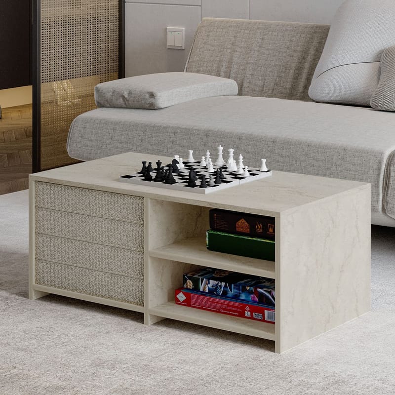 Kavon Soffbordsset 90x44,1x45 cm - Travertin - Möbler - Bord & matgrupper - Soffbord