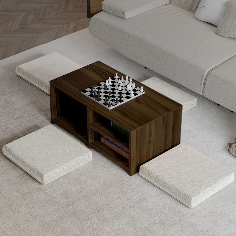 Kavon Soffbordsset 90x44,1x45 cm - Valnöt - Möbler - Bord & matgrupper - Soffbord