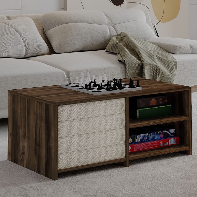 Kavon Soffbordsset 90x44,1x45 cm - Valnöt - Möbler - Bord & matgrupper - Soffbord