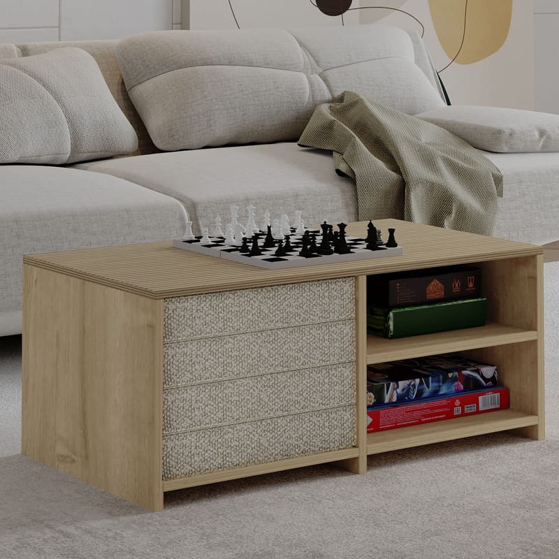 Kavon Soffbordsset 90x44,1x45 cm - Varm ek och safirek - Möbler - Bord & matgrupper - Soffbord