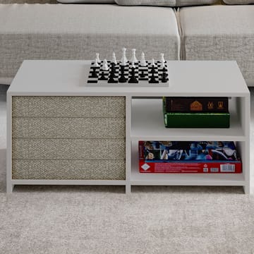 Kavon Soffbordsset 90x44,1x45 cm - Vit - Möbler - Bord & matgrupper - Soffbord
