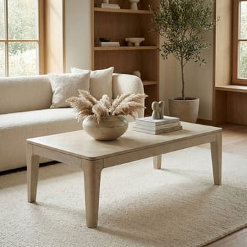 Kelela Soffbord 120 cm - Vitlaserad - Möbler - Bord & matgrupper - Soffbord