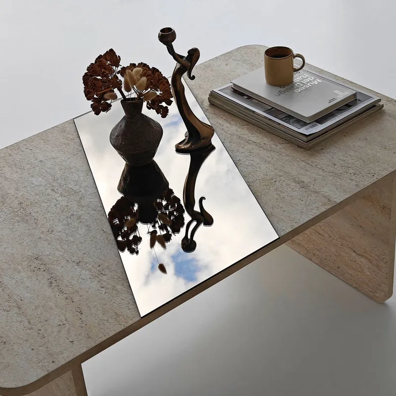 Kelrosin Soffbord Rektangulär - Bronzie Och Travertin - Möbler - Bord & matgrupper - Soffbord