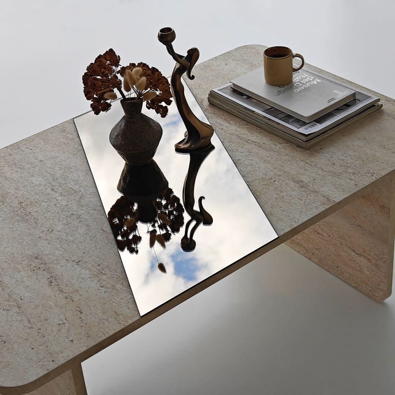 Kelrosin Soffbord Rektangulär - Bronzie Och Travertin - Möbler - Bord & matgrupper - Soffbord