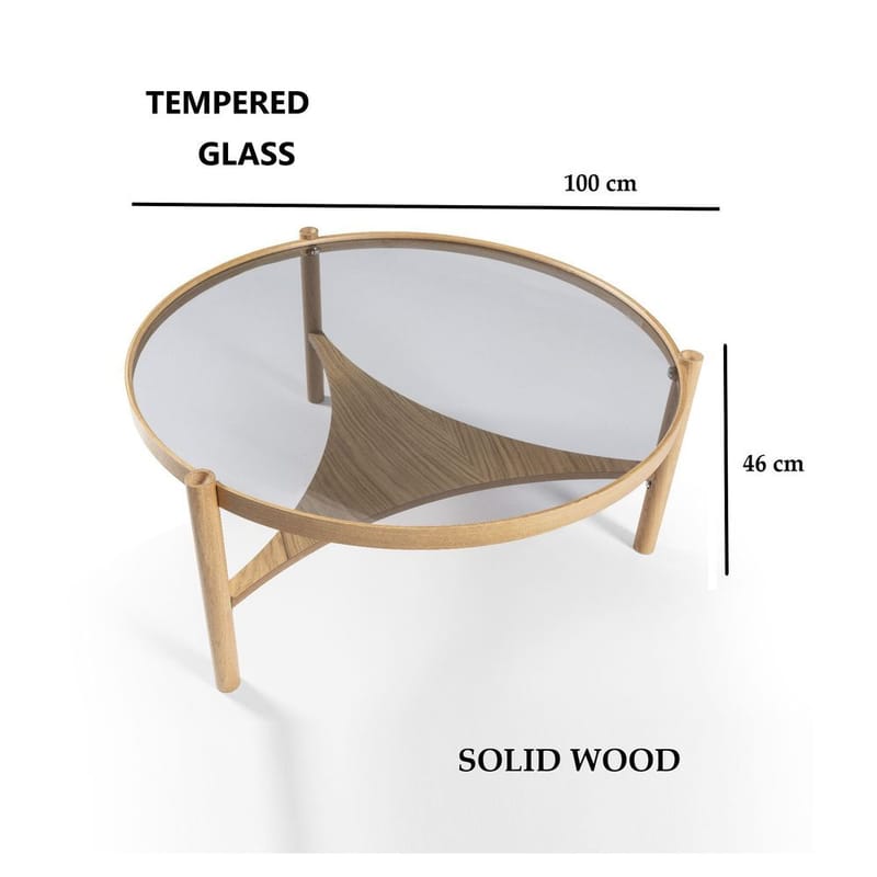 Kelvan Soffbord 100 cm - Natur - Möbler - Bord & matgrupper - Soffbord