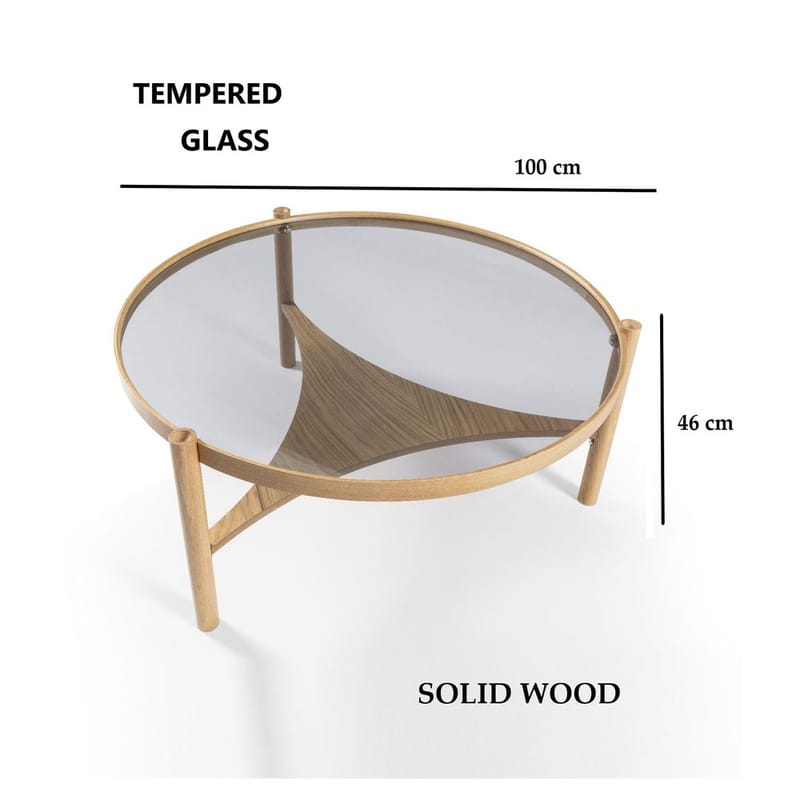 Kelvan Soffbord 100 cm - Natur - Möbler - Bord & matgrupper - Soffbord