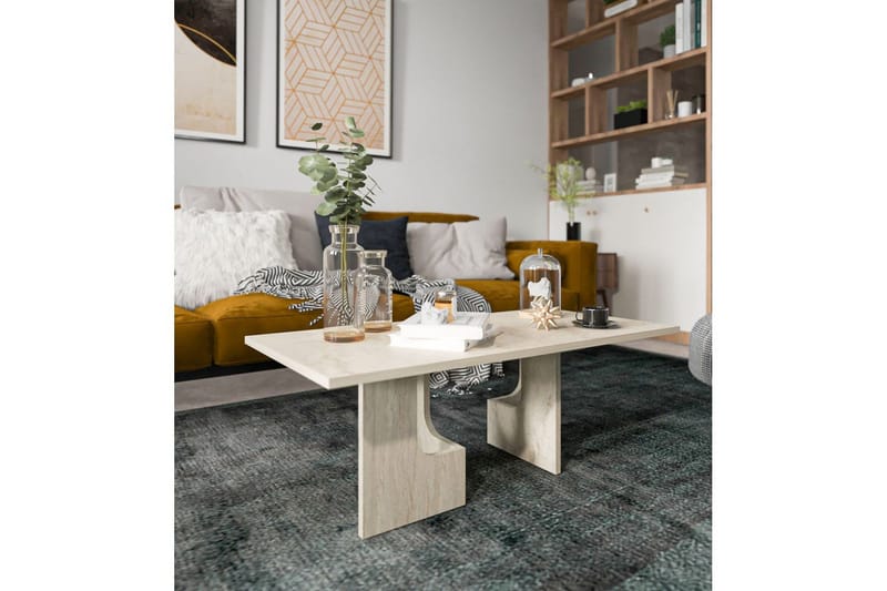 Kiros Soffbord 104 cm - Beige - Möbler - Bord & matgrupper - Soffbord