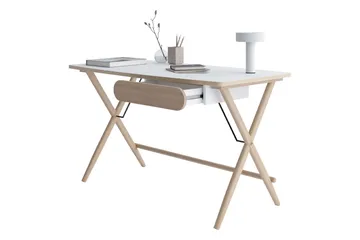 Aditiya Skrivbord 67x135 cm - Vit - Möbler - Bord & matgrupper - Kontorsbord - Skrivbord