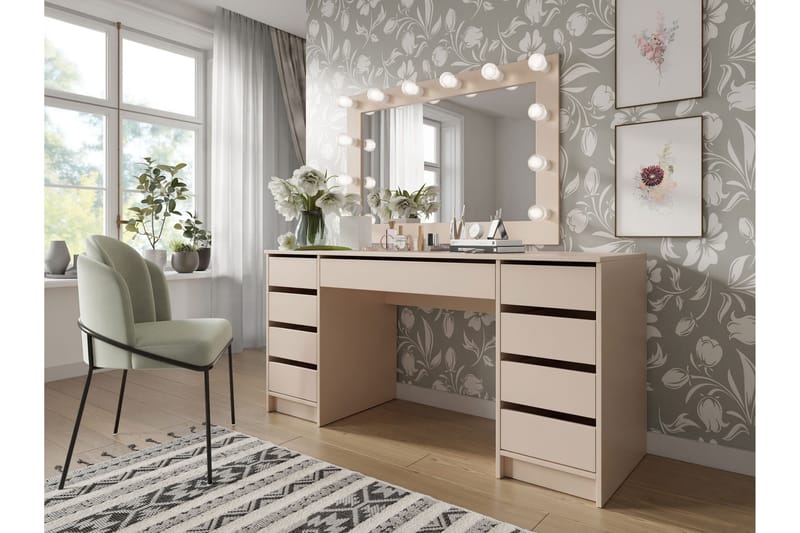 Adrash Skrivbord 55x154 cm - Beige - Möbler - Bord & matgrupper - Kontorsbord - Skrivbord