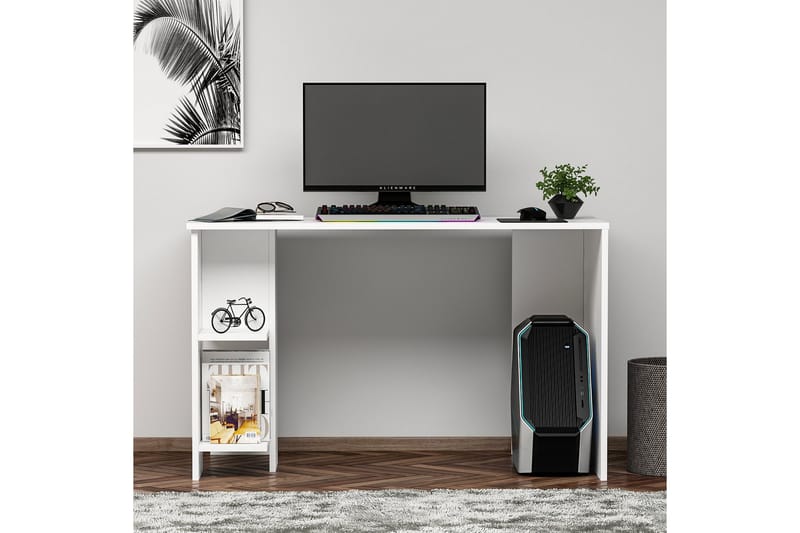 Alyasmin Skrivbord 120x60 cm Vit - Hanah Home - Möbler - Bord & matgrupper - Kontorsbord - Skrivbord
