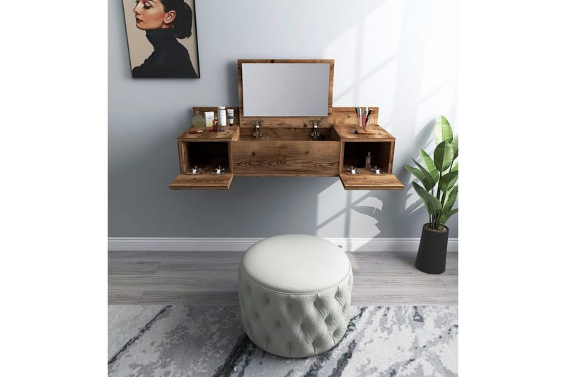 Andifli Sminkbord 100 cm - Brun - Möbler - Bord & matgrupper - Kontorsbord - Skrivbord