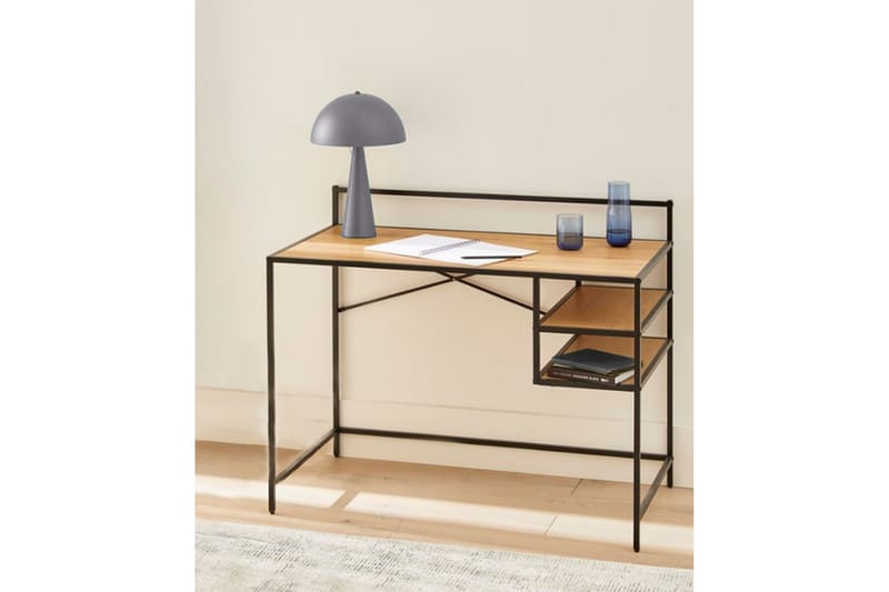 Avalyn Skrivbord 56,8x110 cm - Svart/Beige - Möbler - Bord & matgrupper - Kontorsbord - Skrivbord