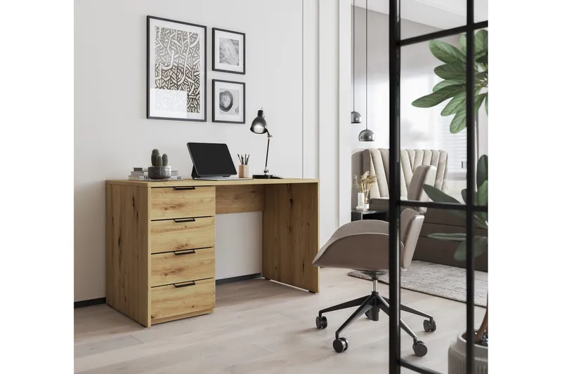 Barold Skrivbord 120x60 cm - Brun - Möbler - Bord & matgrupper - Kontorsbord - Skrivbord