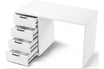Barold Skrivbord 120x60 cm - Vit - Möbler - Bord & matgrupper - Kontorsbord - Skrivbord