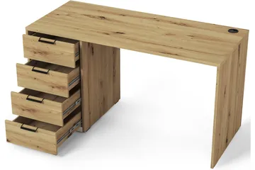 Barold Skrivbord 140x60 cm - Brun - Möbler - Bord & matgrupper - Kontorsbord - Skrivbord