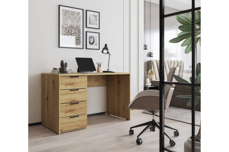 Barold Skrivbord 140x60 cm - Brun - Möbler - Bord & matgrupper - Kontorsbord - Skrivbord