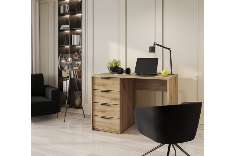 Barold Skrivbord 140x60 cm - Brun - Möbler - Bord & matgrupper - Kontorsbord - Skrivbord