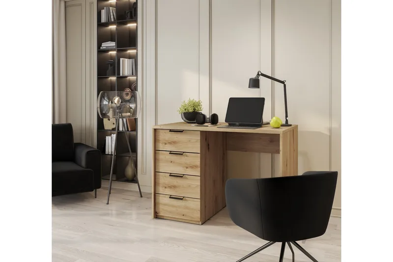 Barold Skrivbord 140x60 cm - Brun - Möbler - Bord & matgrupper - Kontorsbord - Skrivbord