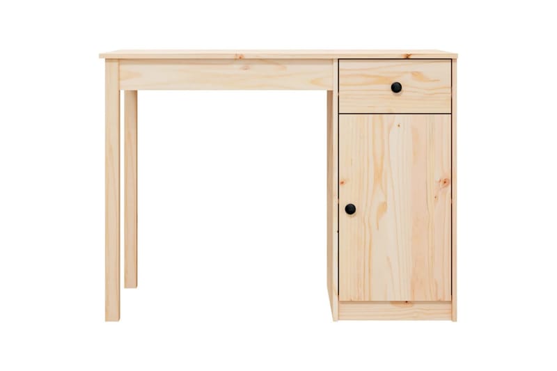 beBasic Skrivbord 100x50x75 cm massiv furu - Brown - Möbler - Bord & matgrupper - Kontorsbord - Skrivbord