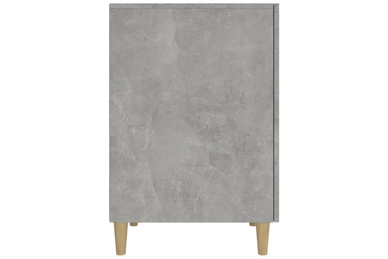 beBasic Skrivbord betonggrå 140x50x75 cm konstruerat trä - Grey - Skrivbord