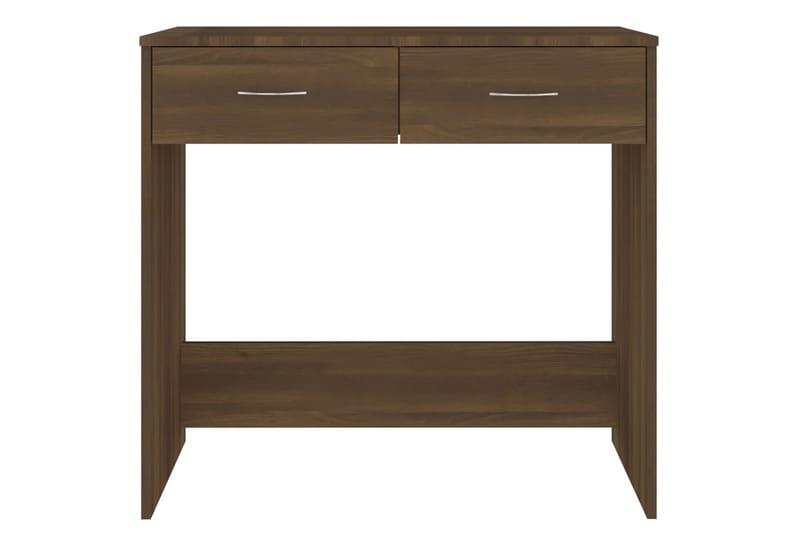 beBasic Skrivbord brun ek 80x40x75 cm konstruerat trä - Brown - Möbler - Bord & matgrupper - Kontorsbord - Skrivbord