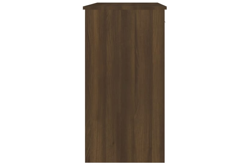 beBasic Skrivbord brun ek 80x40x75 cm konstruerat trä - Brown - Skrivbord