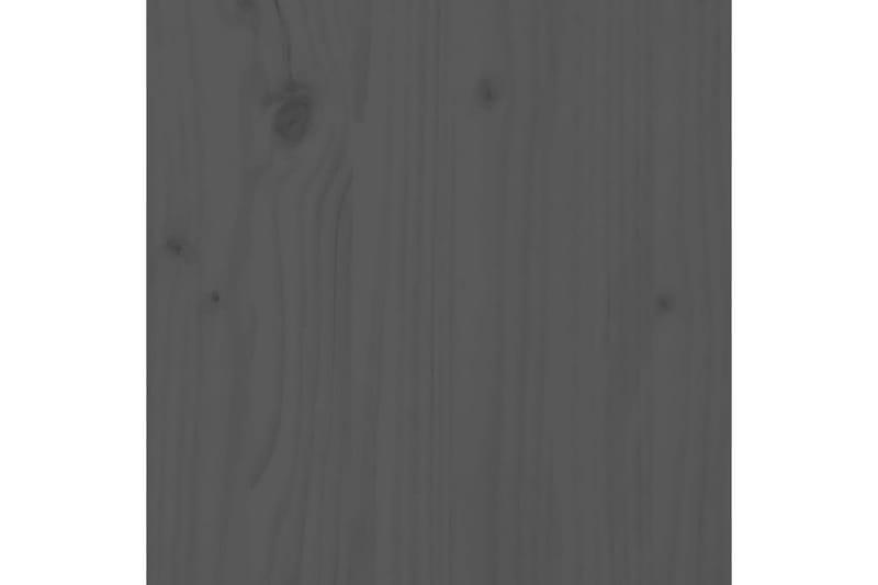 beBasic Skrivbord grå 110x53x117 cm massiv furu - Grey - Möbler - Bord & matgrupper - Kontorsbord - Skrivbord