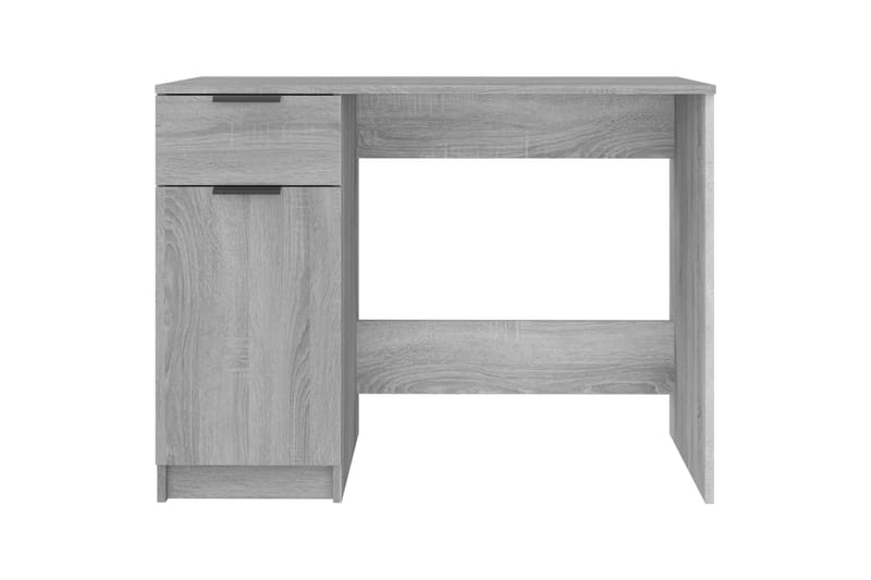 beBasic Skrivbord grå sonoma 100x50x75 cm konstruerat trä - Grey - Möbler - Bord & matgrupper - Kontorsbord - Skrivbord