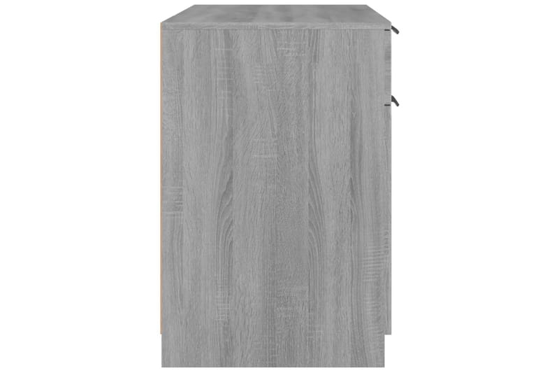 beBasic Skrivbord grå sonoma 100x50x75 cm konstruerat trä - Grey - Möbler - Bord & matgrupper - Kontorsbord - Skrivbord