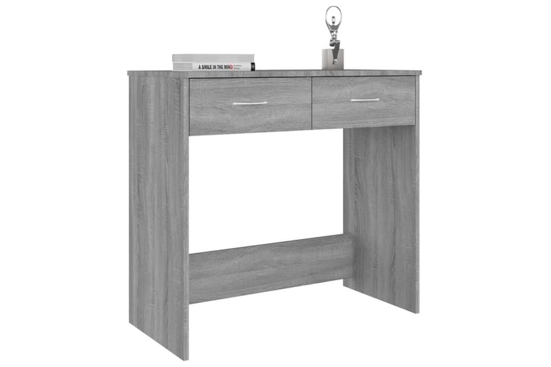 beBasic Skrivbord grå sonoma 80x40x75 cm konstruerat trä - Grey - Skrivbord