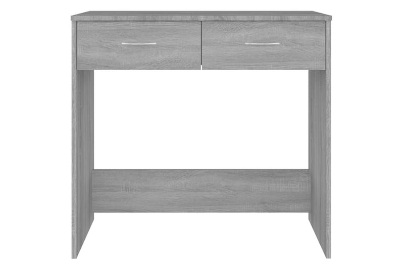 beBasic Skrivbord grå sonoma 80x40x75 cm konstruerat trä - Grey - Möbler - Bord & matgrupper - Kontorsbord - Skrivbord